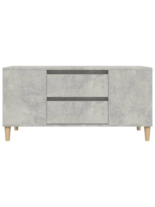 Tv skapītis, betona pelēks, 102x44,5x50 cm, inženierijas koks