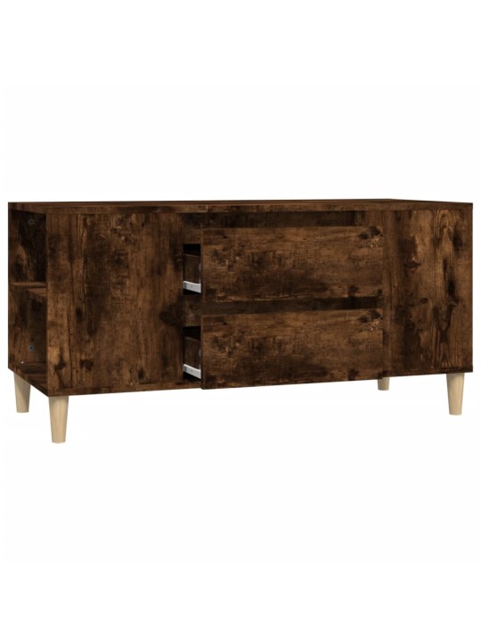Tv skapītis, ozolkoka krāsa, 102x44,5x50 cm, inženierijas koks