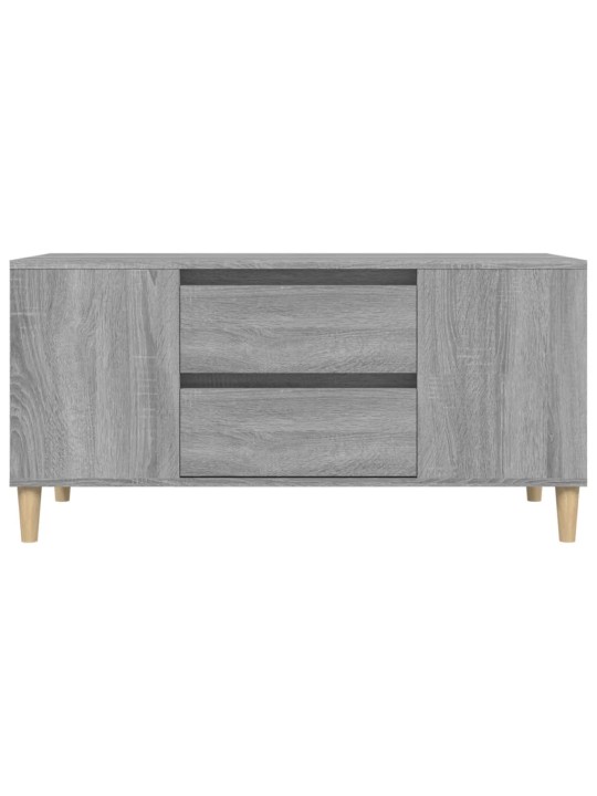 Tv skapītis, pelēka ozolkoka, 102x44,5x50 cm, inženierijas koks