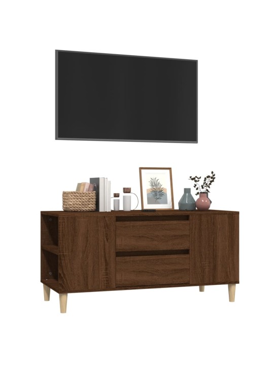 Tv skapītis, ozolkoka krāsa, 102x44,5x50 cm, inženierijas koks