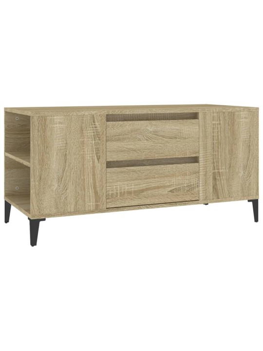Tv skapītis, sonomas ozola, 102x44,5x50 cm, inženierijas koks