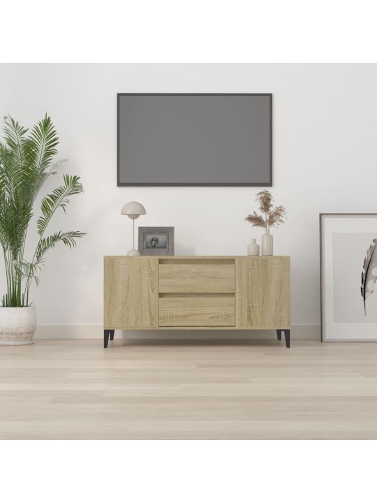 Tv skapītis, sonomas ozola, 102x44,5x50 cm, inženierijas koks