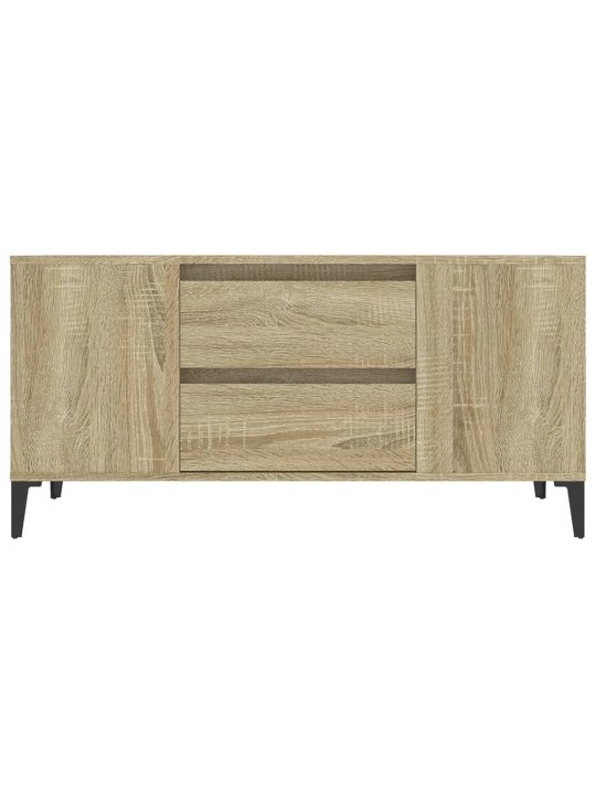 Tv skapītis, sonomas ozola, 102x44,5x50 cm, inženierijas koks
