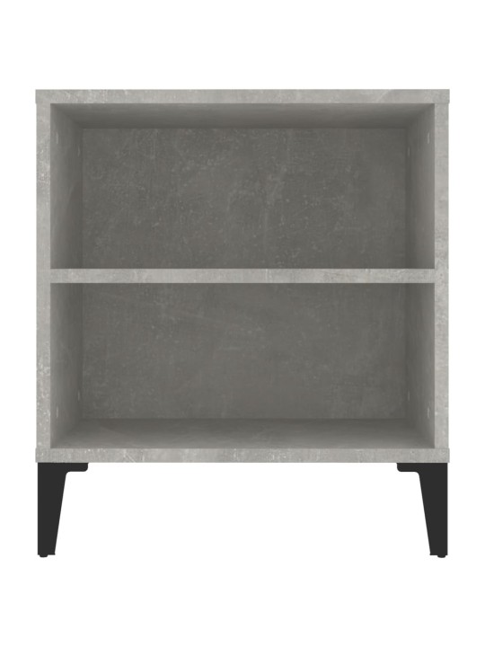 Tv skapītis, betona pelēks, 102x44,5x50 cm, inženierijas koks