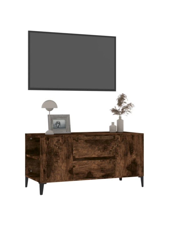 Tv skapītis, ozolkoka krāsa, 102x44,5x50 cm, inženierijas koks