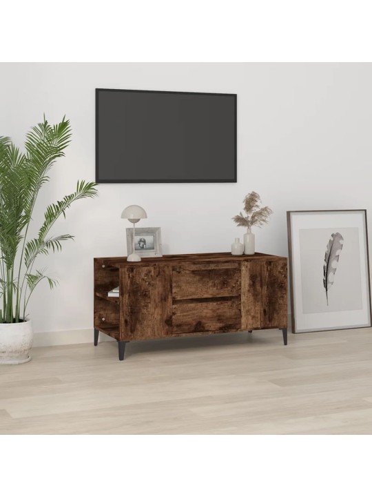 Tv skapītis, ozolkoka krāsa, 102x44,5x50 cm, inženierijas koks