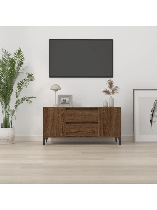 Tv skapītis, ozolkoka krāsa, 102x44,5x50 cm, inženierijas koks