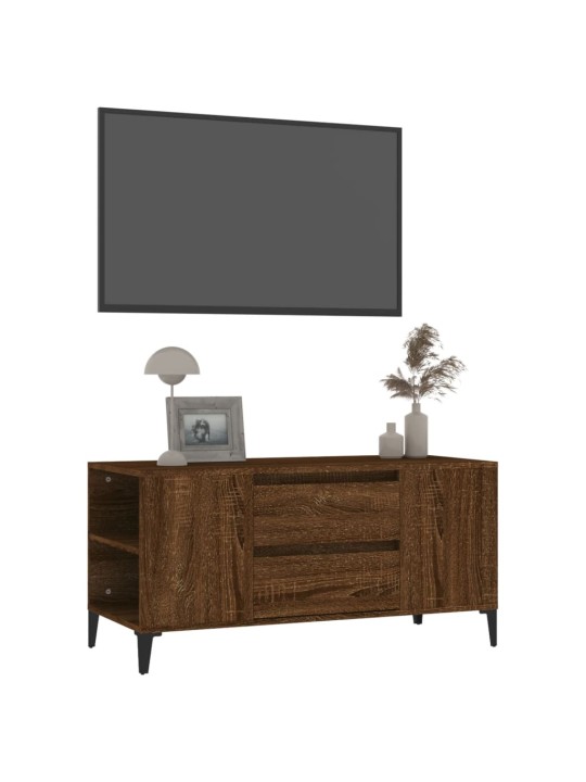 Tv skapītis, ozolkoka krāsa, 102x44,5x50 cm, inženierijas koks