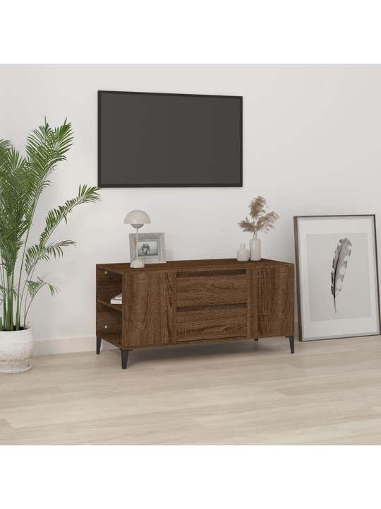 Tv skapītis, ozolkoka krāsa, 102x44,5x50 cm, inženierijas koks