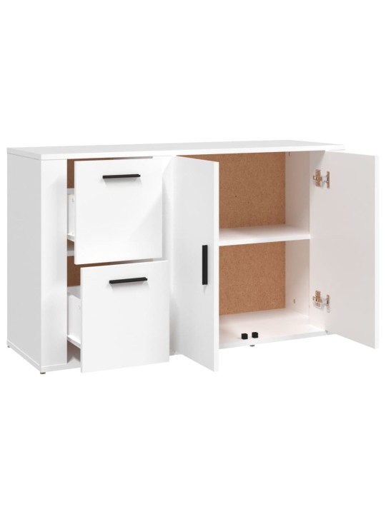 Kumode, balta, 100x33x59,5 cm, inženierijas koks
