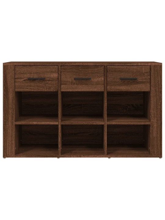 Kumode, brūna ozolkoka, 100x30x59,5 cm, inženierijas koks