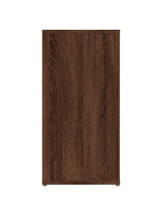 Kumode, brūna ozolkoka, 100x30x59,5 cm, inženierijas koks