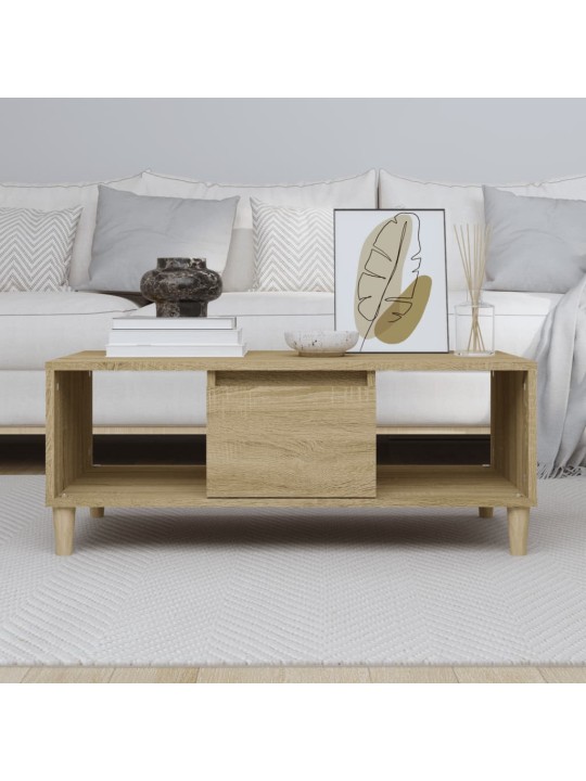 Kafijas galdiņš, ozolkoka, 90x50x36,5 cm, inženierijas koks