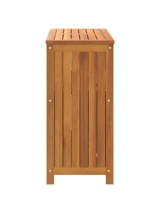 Dārza konsoles galdiņš, 80x35x75 cm, akācijas masīvkoks
