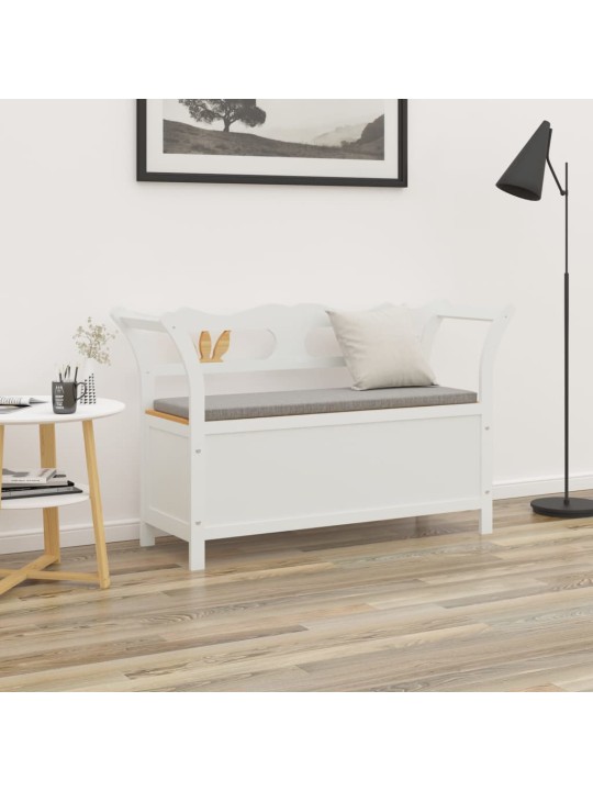 Sols, 107x45x75,5 cm, balts, egles masīvkoks