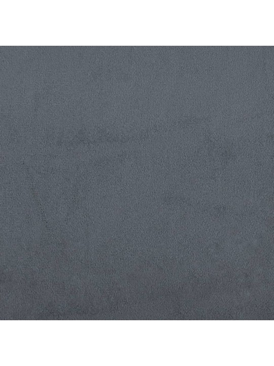 Sols, tumši pelēks, 108x79x79 cm, samts