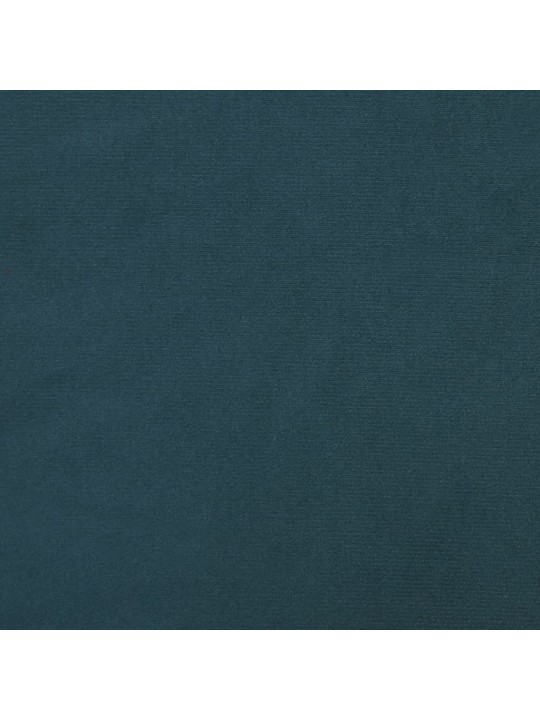 Atpūtas krēsls, zils, 63x76x80 cm, samts