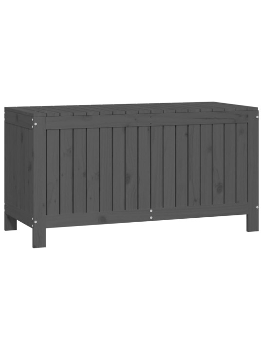 Uzglabāšanas kaste, pelēka, 115x49x60 cm, priedes masīvkoks