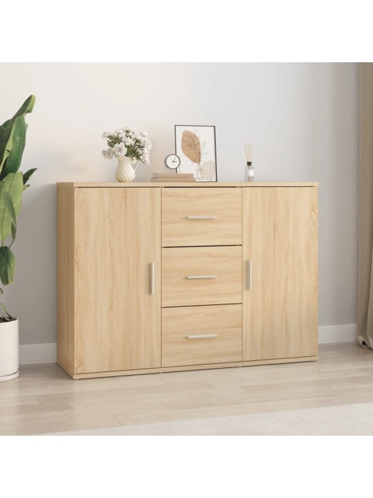 Kumode, 91x29,5x65 cm, inženierijas koks, ozolkoka krāsa