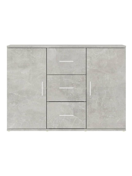 Kumode, betona pelēka, 91x29,5x65 cm, inženierijas koks