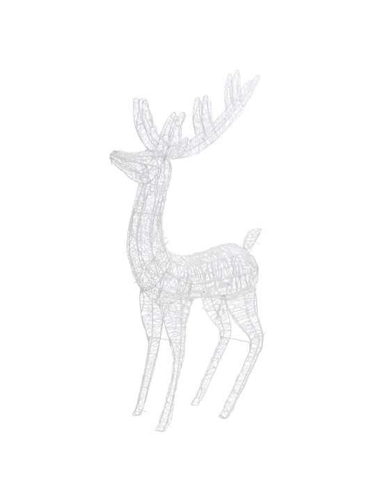 Ziemeļbriežu dekorācijas, 2 gab., 250 LED, 180 cm, akrils, XXL