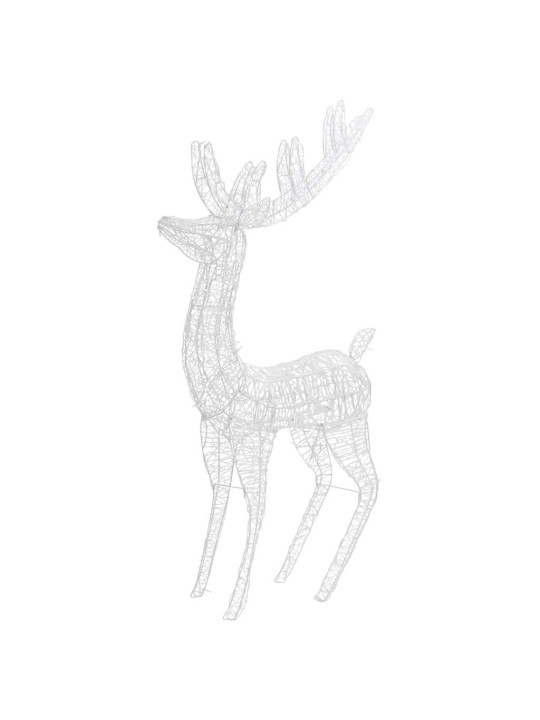 Ziemeļbriežu dekorācijas, 2 gab., 250 LED, 180 cm, akrils, XXL
