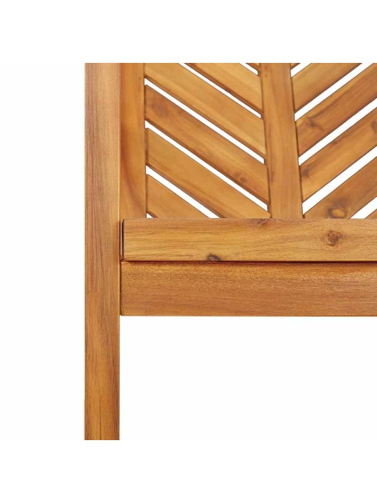 Dārza ēdamgalds 3 pcs brūna 150 x 90 x 74 cm akācijas masīvkoks