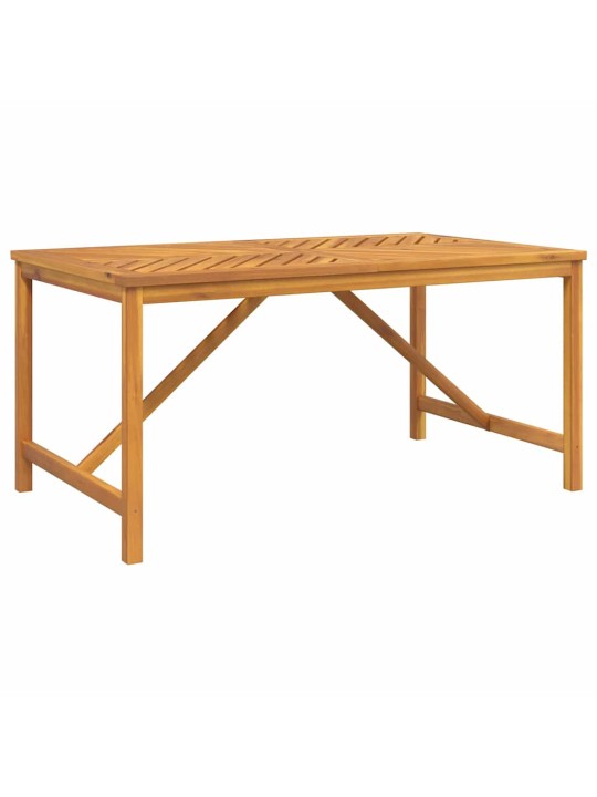 Dārza ēdamgalds 3 pcs brūna 150 x 90 x 74 cm akācijas masīvkoks