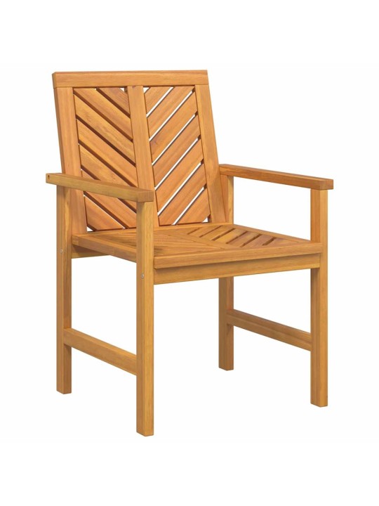 Dārza ēdamkrēsli 6 pcs brūna 59 x 62.5 x 89 cm
