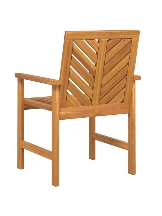 Dārza ēdamkrēsli 6 pcs brūna 59 x 62.5 x 89 cm