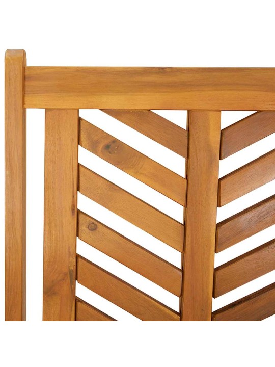 Noliemtais krēsls 6 pcs brūna 57 x 71 x 90cm koka