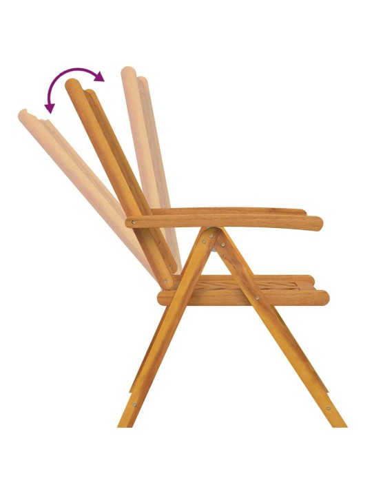 Noliemtais krēsls 8 pcs brūna 57 x 71 x 90cm koka