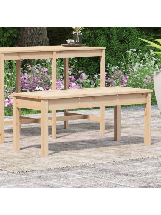 Dārza sols, 109x44x45 cm, priedes masīvkoks