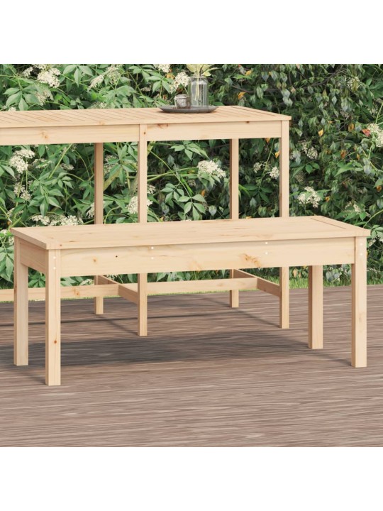 Dārza sols, 109x44x45 cm, priedes masīvkoks