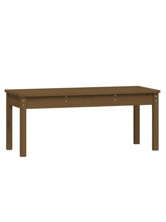 Dārza sols, 109x44x45 cm, priedes masīvkoks, brūns