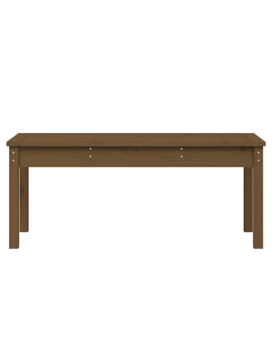 Dārza sols, 109x44x45 cm, priedes masīvkoks, brūns