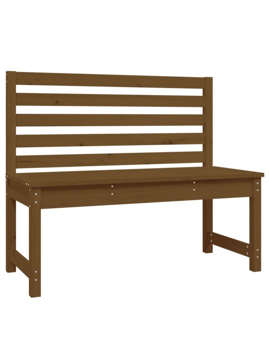 Dārza sols, medus brūns, 109 cm, priedes masīvkoks