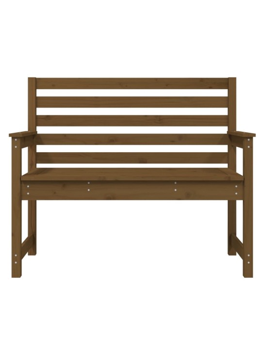 Dārza sols, 109x48x91,5 cm, priedes masīvkoks, brūns