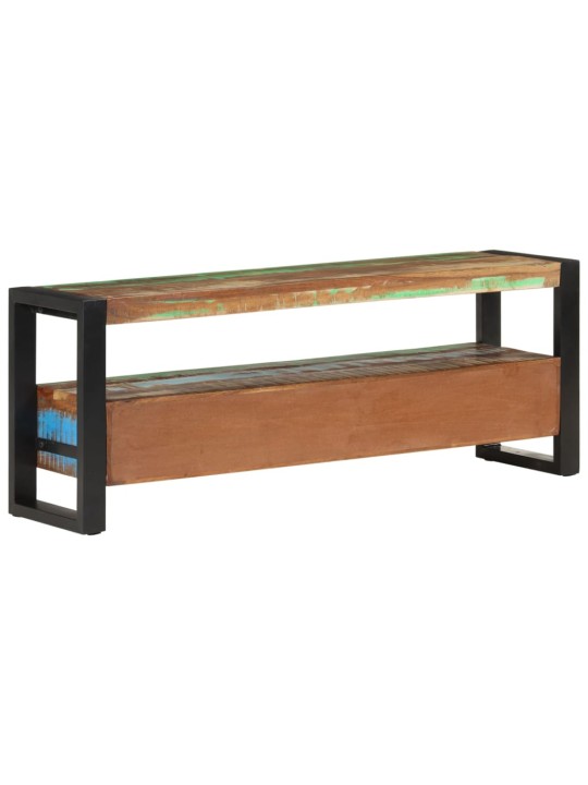 Tv skapītis, 120x30x45 cm, pārstrādāts masīvkoks