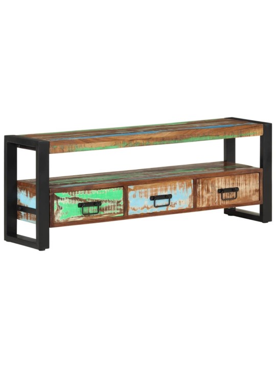 Tv skapītis, 120x30x45 cm, pārstrādāts masīvkoks