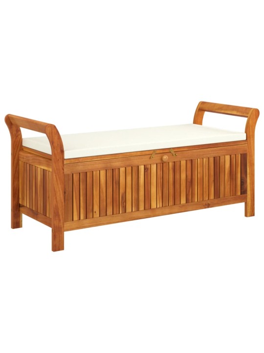 Sols ar glabāšanas nodalījumu, 126 cm, akācijas masīvkoks