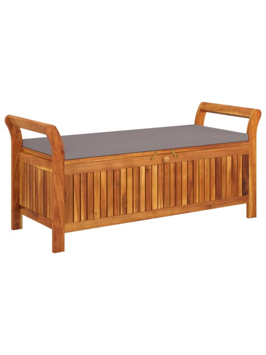 Sols ar glabāšanas nodalījumu, 126 cm, akācijas masīvkoks