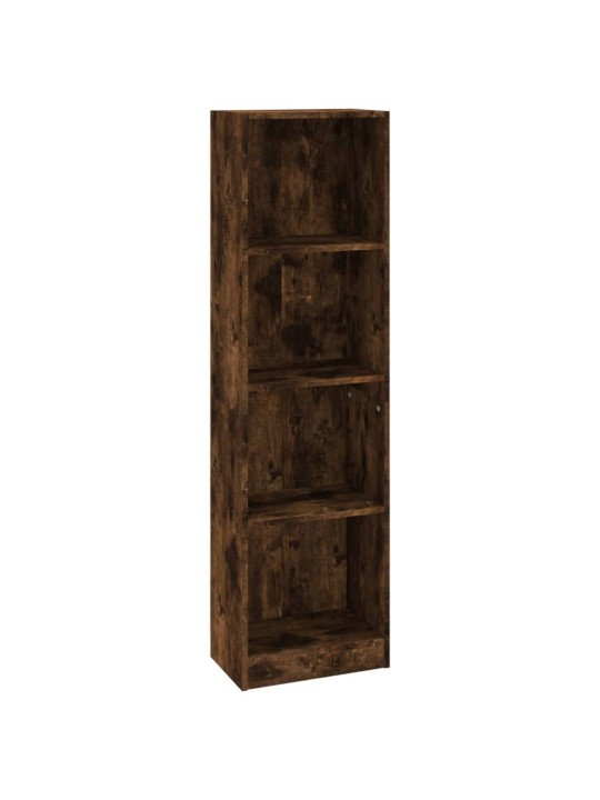 4-līmeņu grāmatplaukts, ozola, 40x24x143 cm, inženierijas koks