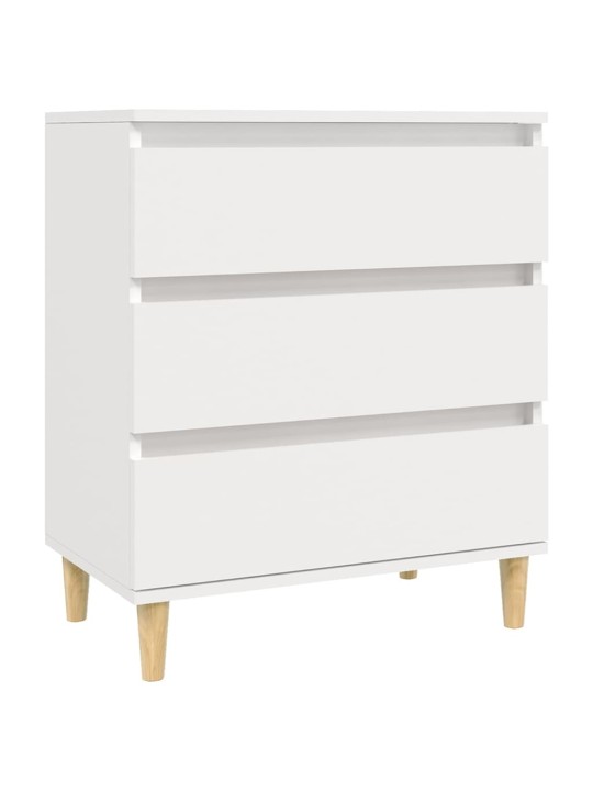 Kumode, balta, 60x35x70 cm, inženierijas koks