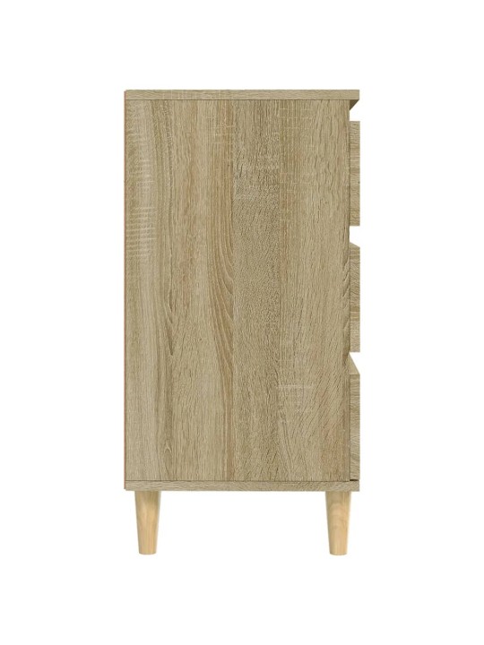 Kumode, ozolkoka krāsā, 60x35x70 cm, inženierijas koks