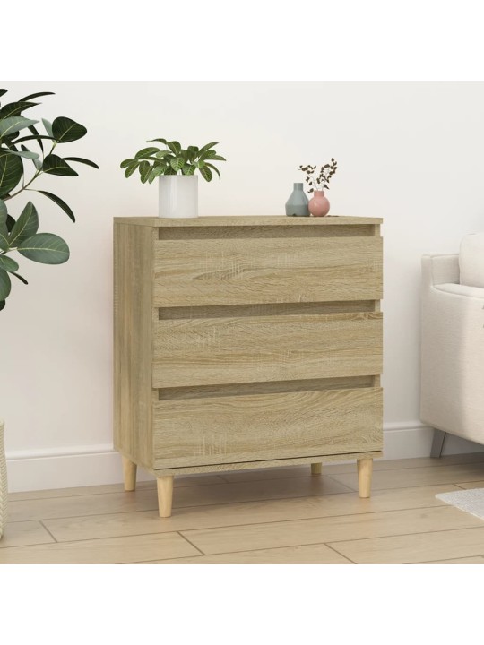 Kumode, ozolkoka krāsā, 60x35x70 cm, inženierijas koks