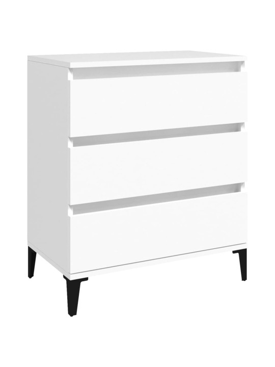 Kumode, balta, 60x35x70 cm, inženierijas koks
