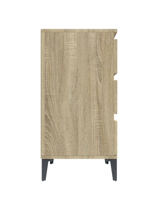 Kumode, ozolkoka krāsā, 60x35x70 cm, inženierijas koks