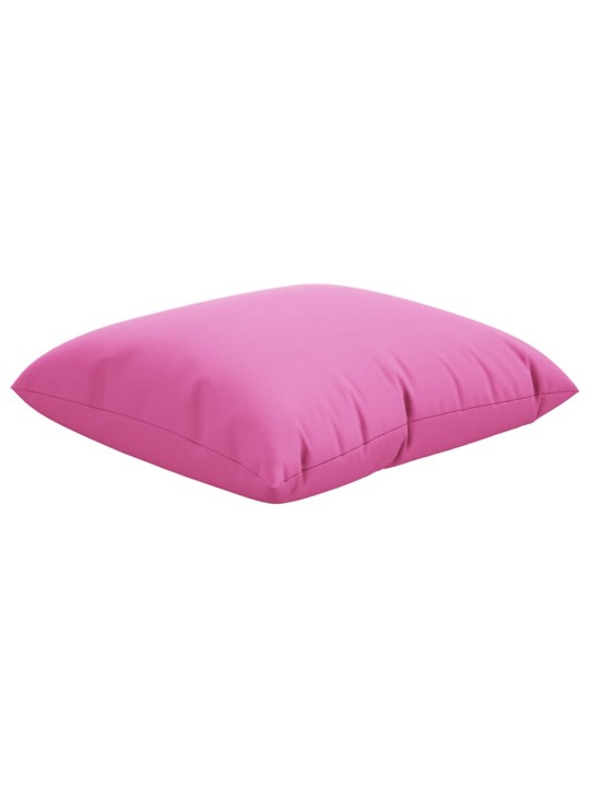 Izmetamie spilveni 4 pcs rozā 60 x 60 cm audums