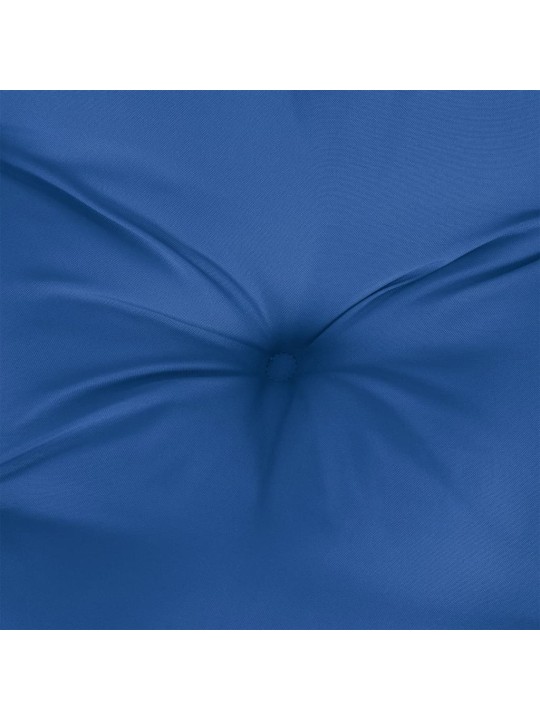 Palešu spilvens, 80x80x12 cm, audums, koši zils